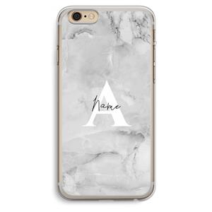 CaseCompany Ivory Marble: iPhone 6 Plus / 6S Plus Transparant Hoesje