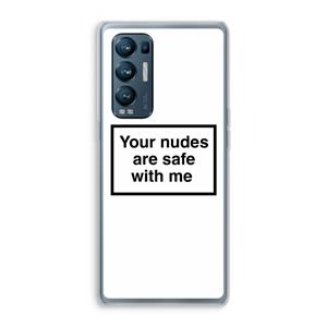 CaseCompany Safe with me: Oppo Find X3 Neo Transparant Hoesje