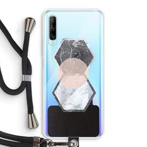 CaseCompany Creatieve toets: Huawei P Smart Pro Transparant Hoesje met koord