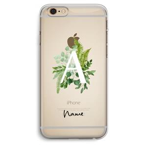 CaseCompany Green Brush: iPhone 6 Plus / 6S Plus Transparant Hoesje