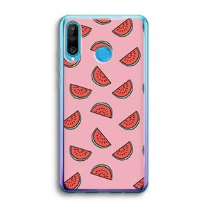 CaseCompany Watermeloen: Huawei P30 Lite Transparant Hoesje