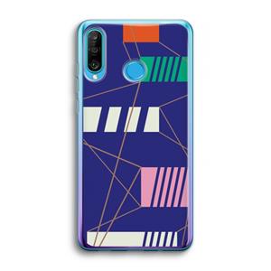 CaseCompany Gestalte 5: Huawei P30 Lite Transparant Hoesje