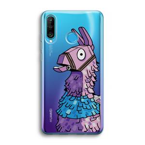 CaseCompany Lama: Huawei P30 Lite Transparant Hoesje