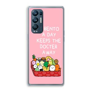 CaseCompany Bento a day: Oppo Find X3 Neo Transparant Hoesje