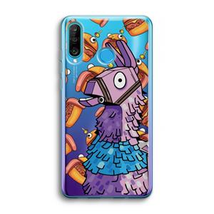 CaseCompany Loot Burger: Huawei P30 Lite Transparant Hoesje