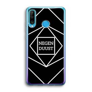 CaseCompany Negenduust geometrisch: Huawei P30 Lite Transparant Hoesje