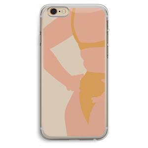 CaseCompany Bikini body: iPhone 6 Plus / 6S Plus Transparant Hoesje