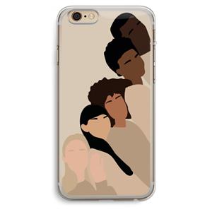 CaseCompany Sweet creatures: iPhone 6 Plus / 6S Plus Transparant Hoesje