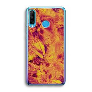 CaseCompany Eternal Fire: Huawei P30 Lite Transparant Hoesje