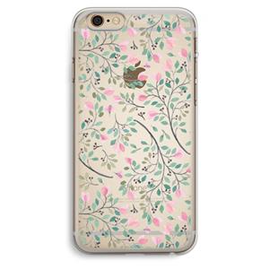 CaseCompany Sierlijke bloemen: iPhone 6 Plus / 6S Plus Transparant Hoesje
