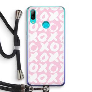 CaseCompany XOXO: Huawei P Smart (2019) Transparant Hoesje met koord