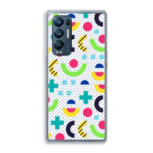 CaseCompany 8-bit N°1: Oppo Find X3 Neo Transparant Hoesje