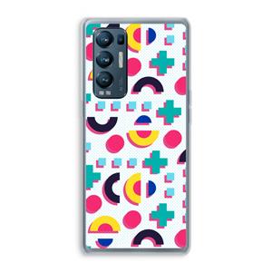 CaseCompany 8-bit N°2: Oppo Find X3 Neo Transparant Hoesje