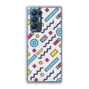 CaseCompany 8-bit N°8: Oppo Find X3 Neo Transparant Hoesje