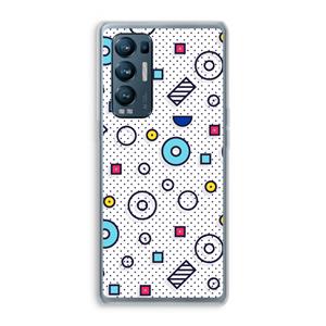 CaseCompany 8-bit N°9: Oppo Find X3 Neo Transparant Hoesje