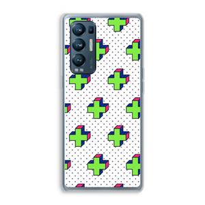 CaseCompany 8-bit N°10: Oppo Find X3 Neo Transparant Hoesje