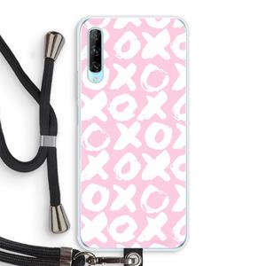 CaseCompany XOXO: Huawei P Smart Pro Transparant Hoesje met koord