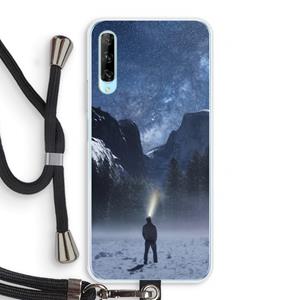 CaseCompany Wanderlust: Huawei P Smart Pro Transparant Hoesje met koord
