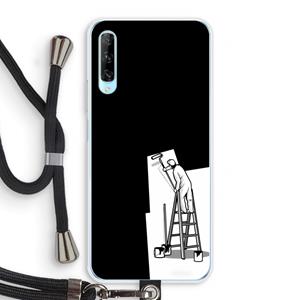 CaseCompany Musketon Painter: Huawei P Smart Pro Transparant Hoesje met koord