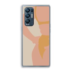 CaseCompany Bikini body: Oppo Find X3 Neo Transparant Hoesje