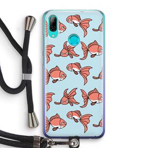 CaseCompany Blub: Huawei P Smart (2019) Transparant Hoesje met koord