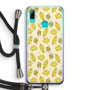 CaseCompany Herfst: Huawei P Smart (2019) Transparant Hoesje met koord