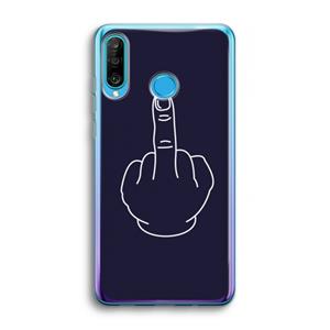 CaseCompany F**k U: Huawei P30 Lite Transparant Hoesje