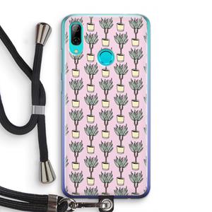 CaseCompany Boompje: Huawei P Smart (2019) Transparant Hoesje met koord