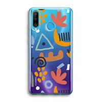 CaseCompany Abstract: Huawei P30 Lite Transparant Hoesje