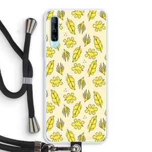 CaseCompany Herfst: Huawei P Smart Pro Transparant Hoesje met koord