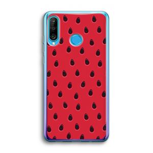 CaseCompany Watermelon: Huawei P30 Lite Transparant Hoesje