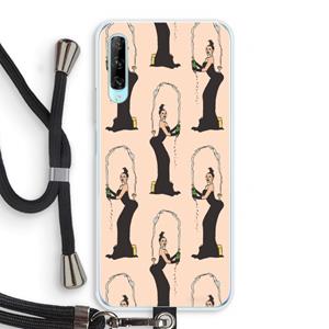 CaseCompany Pop Some Kim: Huawei P Smart Pro Transparant Hoesje met koord