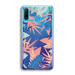 CaseCompany Tropisch: Huawei P30 Lite Transparant Hoesje