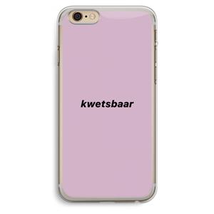 CaseCompany kwetsbaar: iPhone 6 Plus / 6S Plus Transparant Hoesje