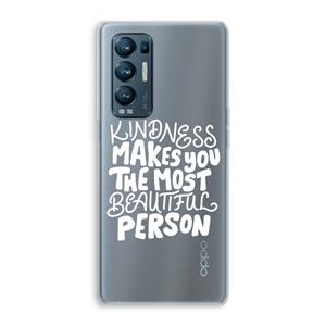CaseCompany The prettiest: Oppo Find X3 Neo Transparant Hoesje