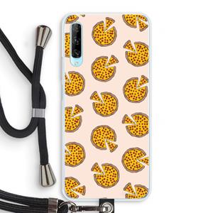 CaseCompany You Had Me At Pizza: Huawei P Smart Pro Transparant Hoesje met koord