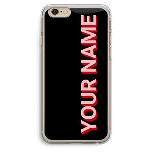 CaseCompany Namecase: iPhone 6 Plus / 6S Plus Transparant Hoesje