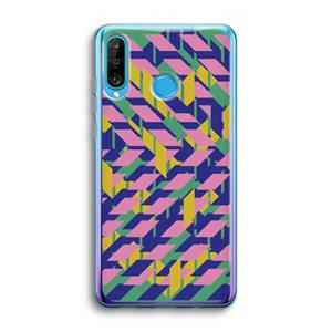 CaseCompany Skew Blush 1: Huawei P30 Lite Transparant Hoesje