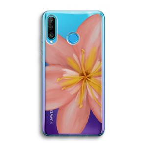 CaseCompany Pink Ellila Flower: Huawei P30 Lite Transparant Hoesje