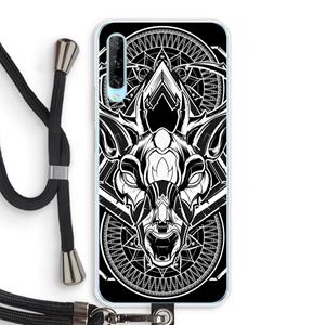 CaseCompany Oh Deer: Huawei P Smart Pro Transparant Hoesje met koord
