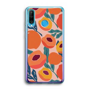 CaseCompany Perzik: Huawei P30 Lite Transparant Hoesje