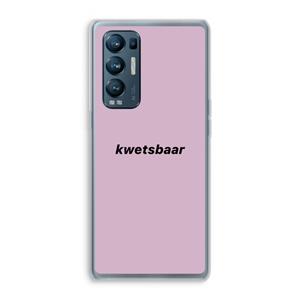 CaseCompany kwetsbaar: Oppo Find X3 Neo Transparant Hoesje