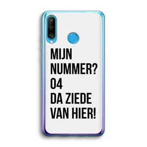 CaseCompany Da ziede van hier: Huawei P30 Lite Transparant Hoesje