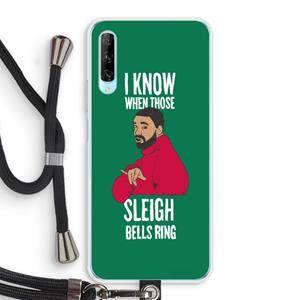 CaseCompany Sleigh Bells Ring: Huawei P Smart Pro Transparant Hoesje met koord