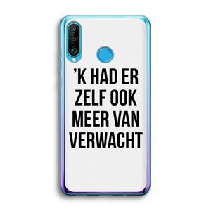 CaseCompany Meer verwacht: Huawei P30 Lite Transparant Hoesje