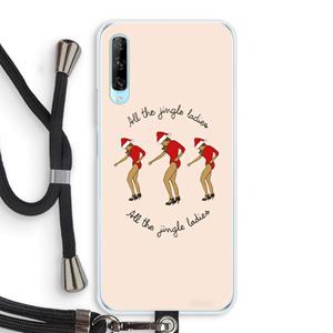 CaseCompany Jingle Ladies: Huawei P Smart Pro Transparant Hoesje met koord