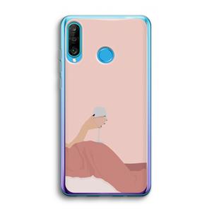 CaseCompany Wine: Huawei P30 Lite Transparant Hoesje