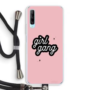 CaseCompany Girl Gang: Huawei P Smart Pro Transparant Hoesje met koord