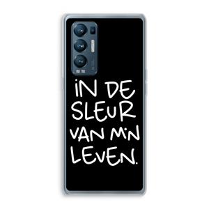 CaseCompany De Sleur: Oppo Find X3 Neo Transparant Hoesje