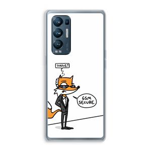 CaseCompany GSM secure: Oppo Find X3 Neo Transparant Hoesje